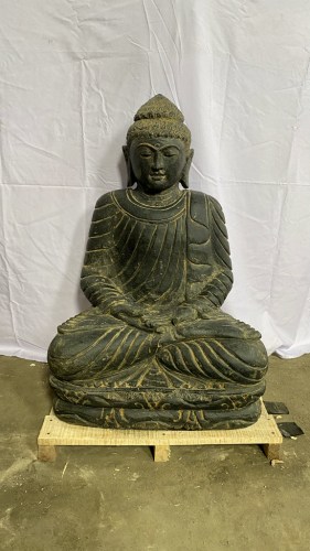 SEATED BUDDHA NAGA 80 CM FRONT